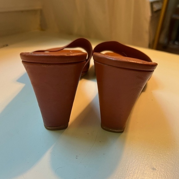 Jeffrey Campbell Appetit Wedge Leather Slide Sandal 9 - Picture 8 of 8